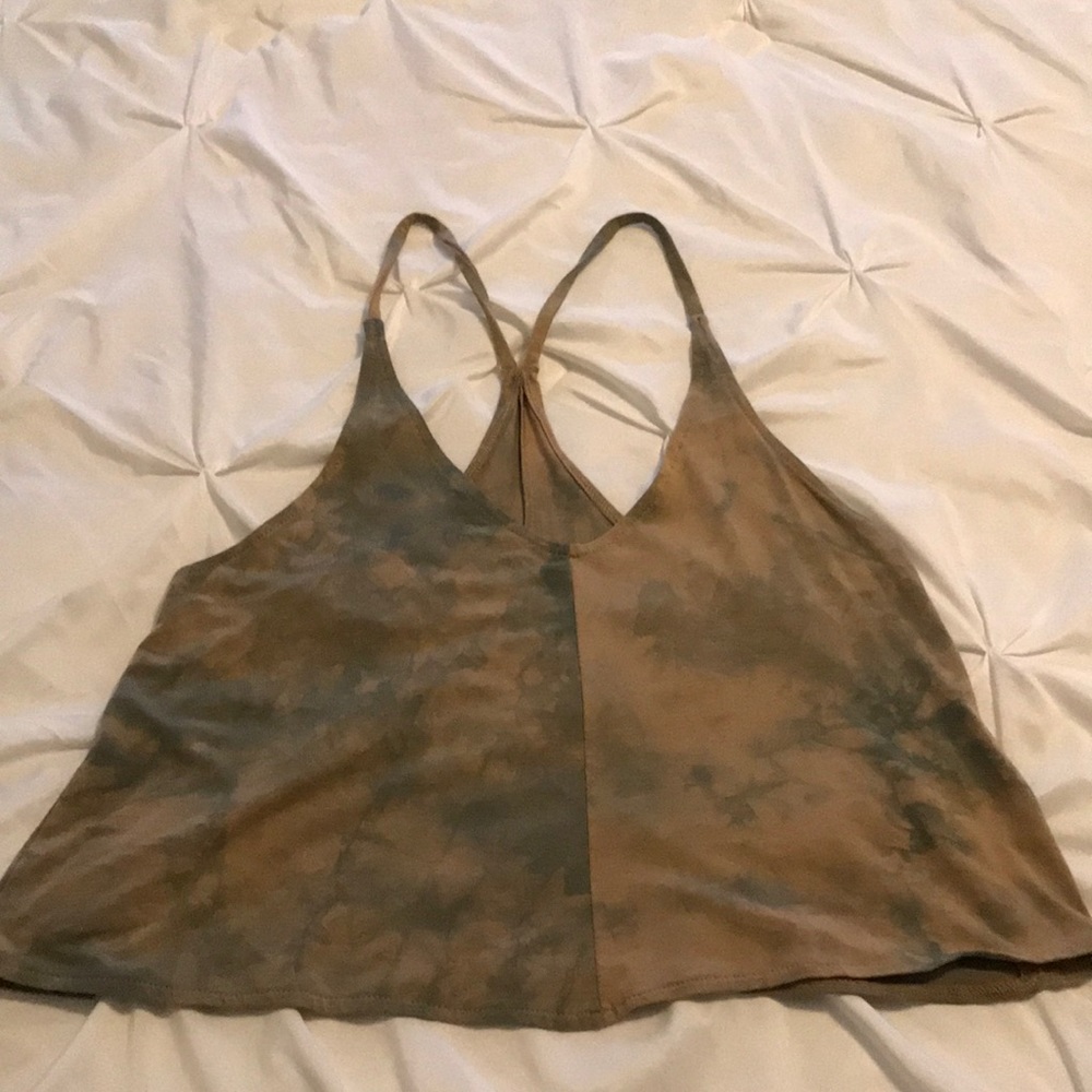 5 Two 3 crop racer back tank